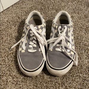 Grey and white vans